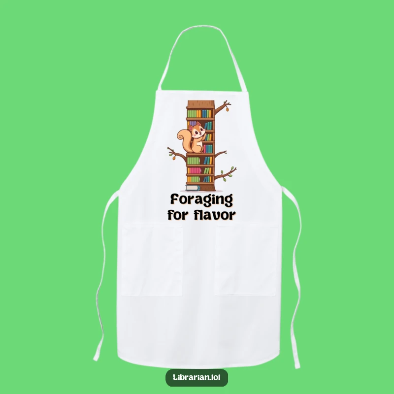 Funny Squirrel Chef Apron - Hilarious Kitchen Gift for Adventurous Cooks