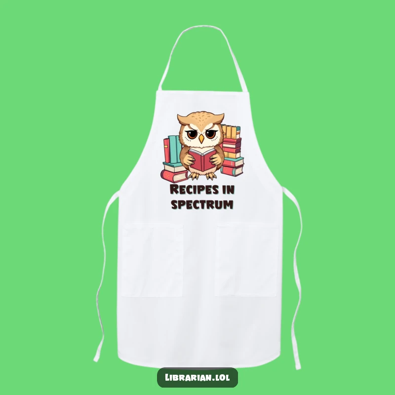 Funny Owl Chef Apron - Hilarious Kitchen Gift for Organized Cooks