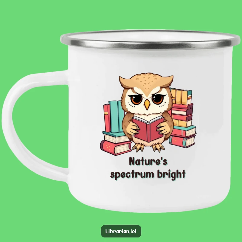 Funny Owl Campfire Mug - Hilarious Gift for Organized Outdoor Lovers