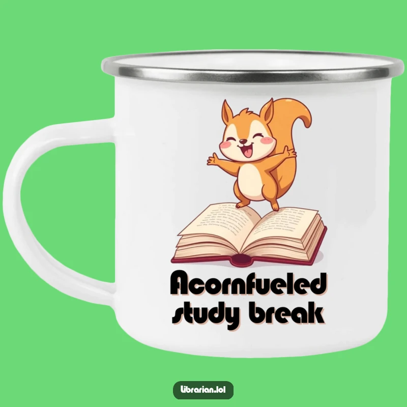 Funny Squirrel Dictionary Camping Mug: Adventure and Laughter in Every Sip