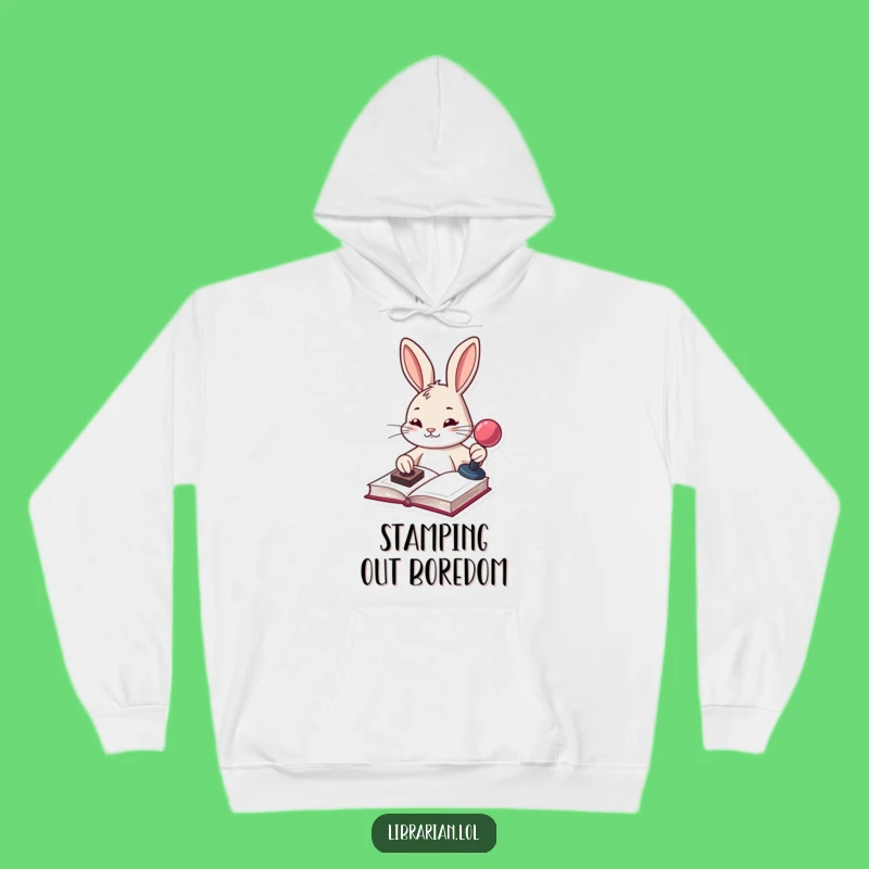 Cozy Funny Bunny Hoodie: Stay Warm While You Conquer Your Books, Great Funny Gift