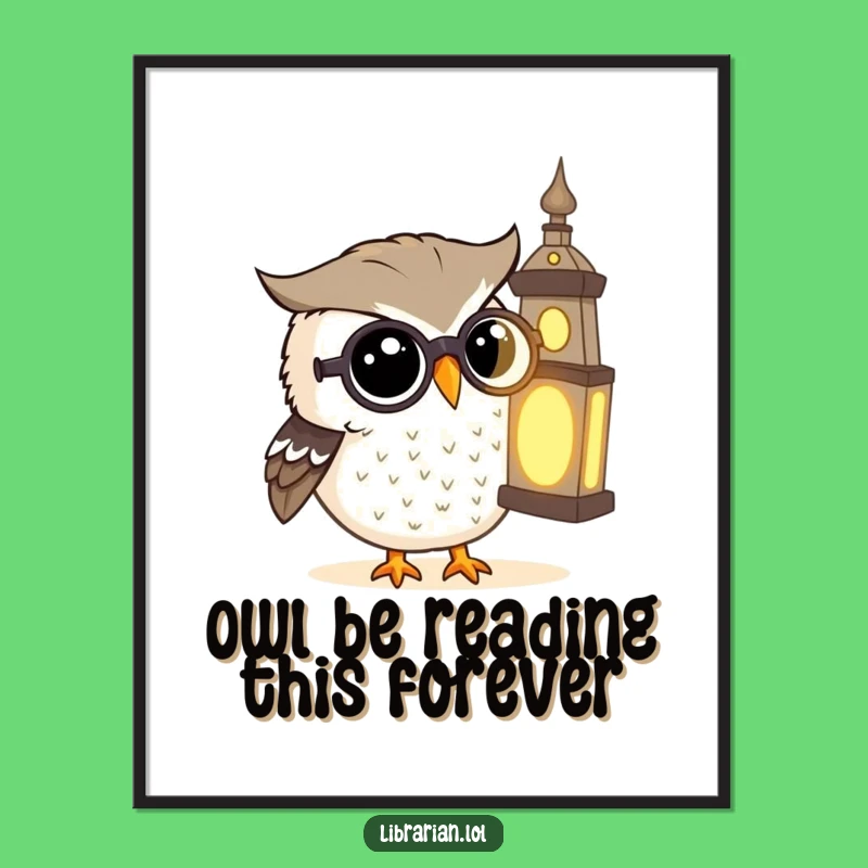 Funny Free Printable Wall Art: Owl's Ancient Secrets! Humorous Downloadable Decor.