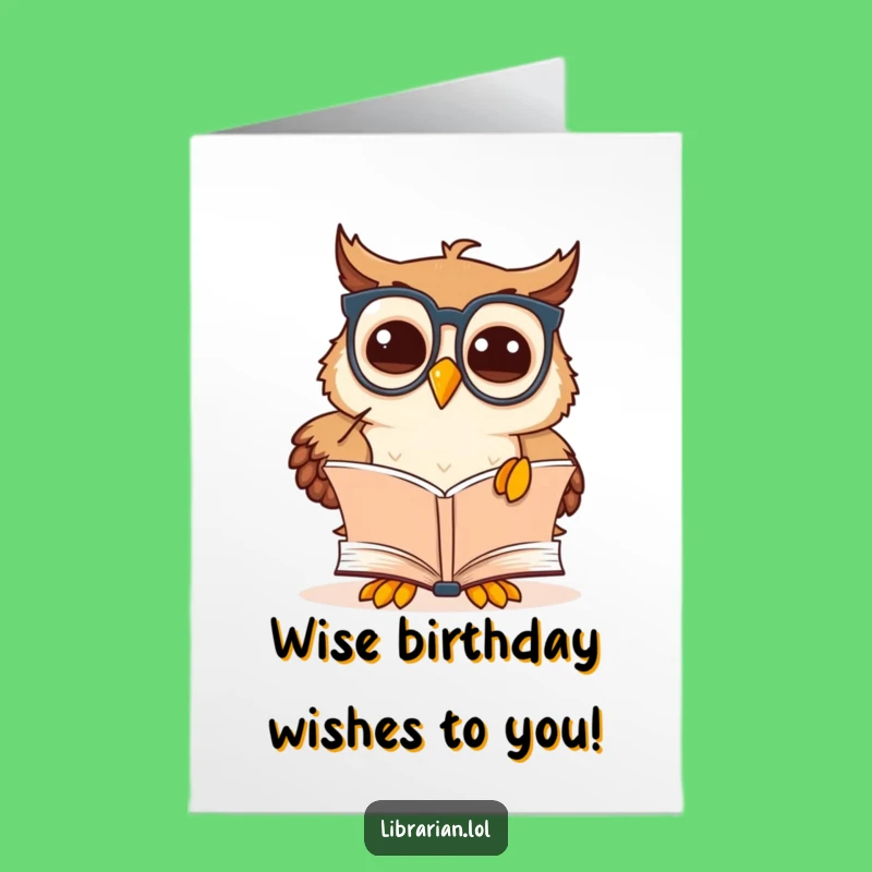 Wise Owl Discovery Free Printable Birthday Card - Smart DIY Gift