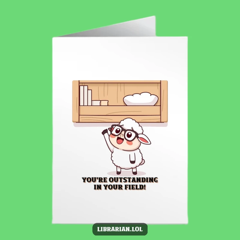 Free Printable Funny Sheep Congrats Card: Reaching New Heights Downloadable Gift