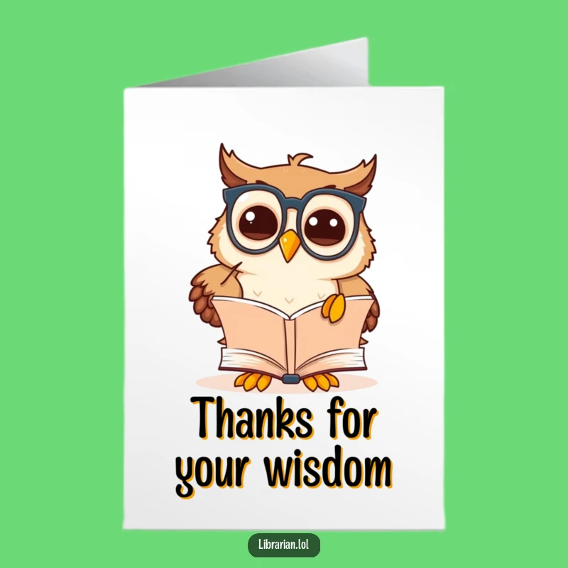 Wise Owl Discovery Free Printable Thank You Card - Print Today
