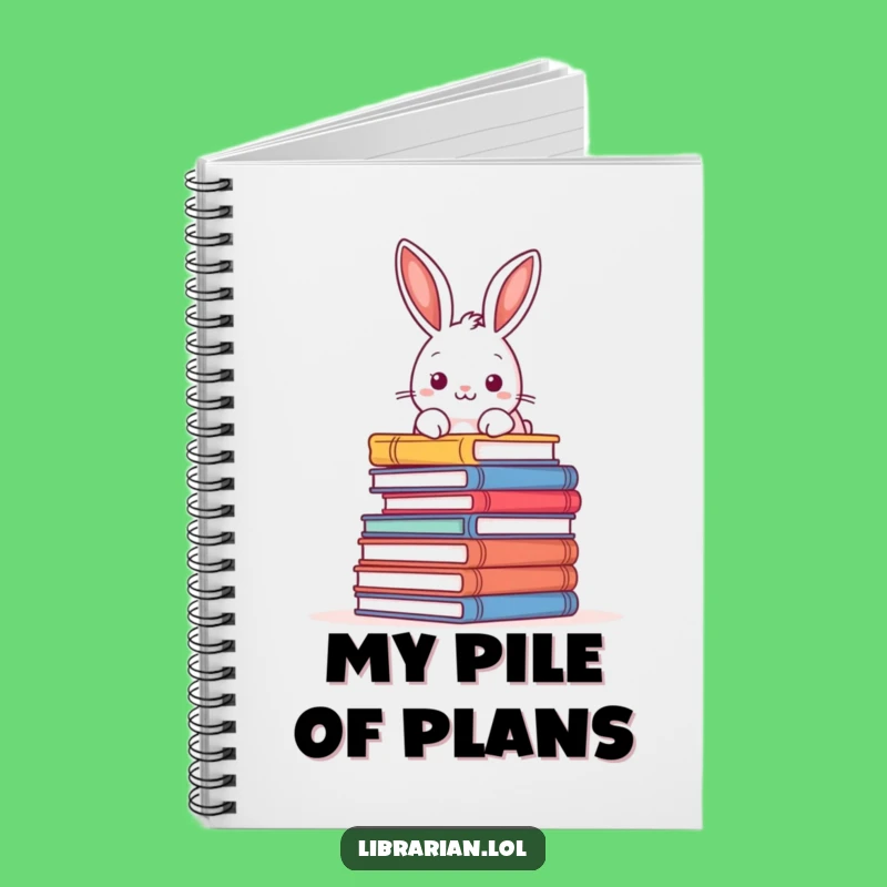 Funny Journal - Rabbit Book Peek, Perfect Funny Gift for Writers