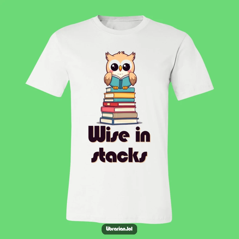 Funny Owl Librarian T-Shirt: Soar Through Books with Style and Humor!